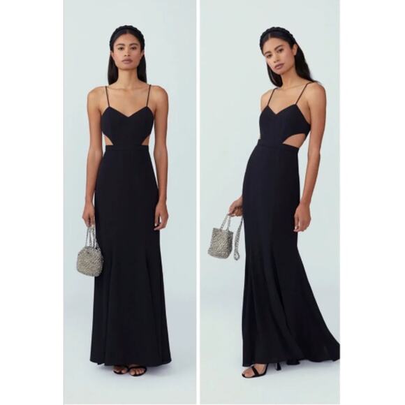 Fame and Partners Dresses & Skirts - NWT Fame and Partners Zyra Cutout Mermaid Maxi Dress Black Size 4